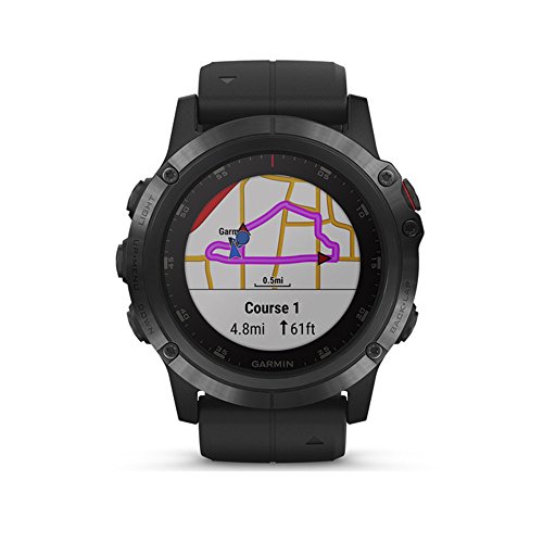 Garmin Garmin fēnix 5 Plus Premium Multisport smartwatch with Music GPS maps and Garmin Pay Tapones para los oídos 5 Centimeters Negro (Black)