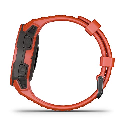 Garmin Instinct - Reloj resistente con GPS, Rojo