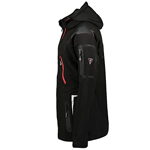 Geographical Norway Tambour Chaqueta Softshell Hombre - Negro, XX-Large