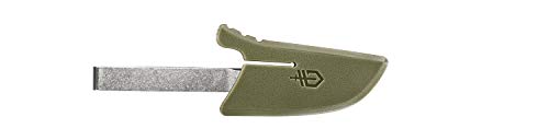 Gerber Cuchillo para exteriores con funda, Longitud de la hoja 6 cm, Vertebrae Fixed Blade Outdoor Knife, Verde, 31-003689