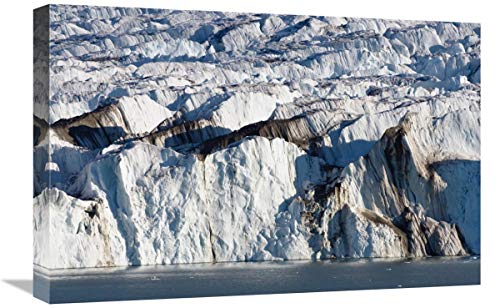 Global Gallery Mónaco Glacier, Liefdefjorden, Spitsbergen, Noruega, Arte sobre Lienzo, 61 x 40,6 cm
