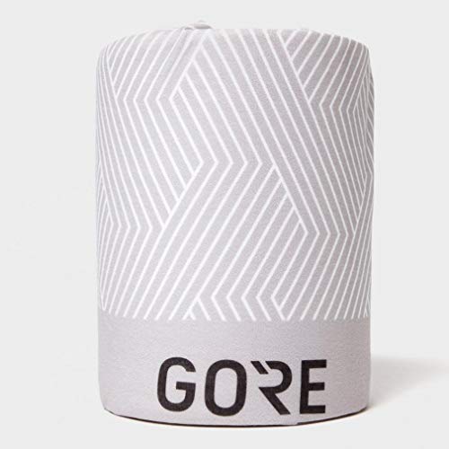 GORE WEAR M Calentador de cuello unisex, Talla: única, Color: gris claro/blanco, 1 Unidad