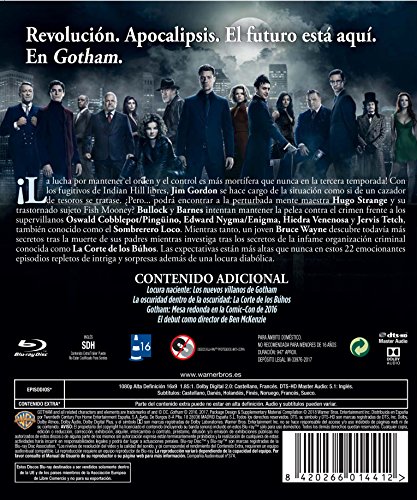 Gotham Temporada 3 Blu-Ray [Blu-ray]