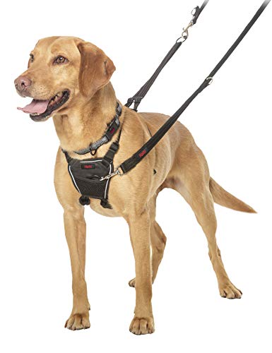 Halti No Pull Harness - Arnés sin tirones para perros medianos, Negro, Medium (34-50 cm)