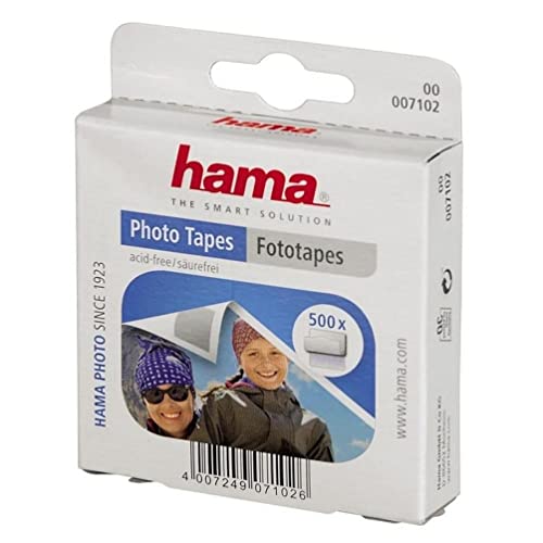 Hama - Pegafotos adhesivos, 1 paquete de 500 unidades