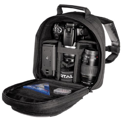 Hama Track Pack II 140 -Mochila para cámaras de foto y todos sus accesorios . Funda para cámaras réflex