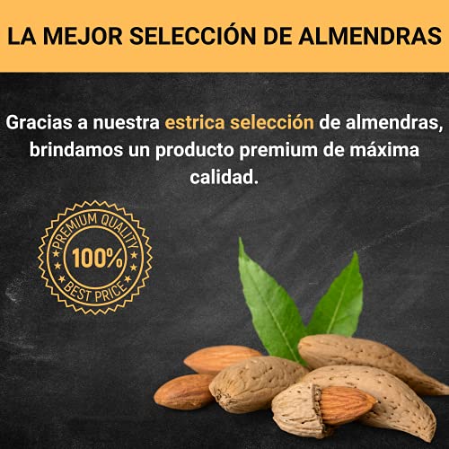 HARINA DE ALMENDRAS (2 KG) | PREMIUM | Sin gluten | Apta para dietas Keto (5,4g x 100g carbohidratos) | Apto Vegano | 100% natural | LA CASA DE LA HARINA | Producto de España (2 KG)