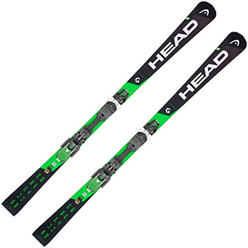 Head SUPERSHAPE i. Magnum SW Ski 2019 INKL. PRD 12 GW Brake 85 Matte Black/Matte White/Flash Green, 156