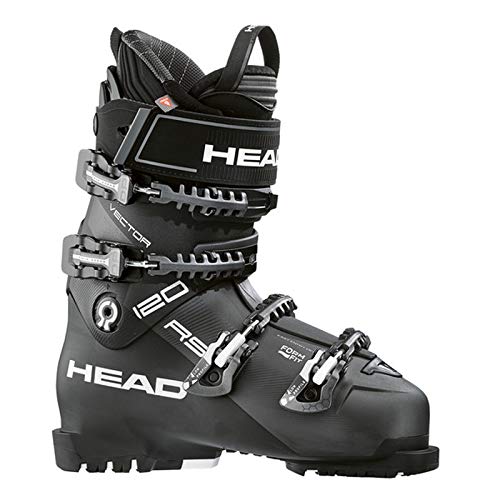HEAD Vector 120S RS - Botas de esquí para hombre, talla 26,5, color negro