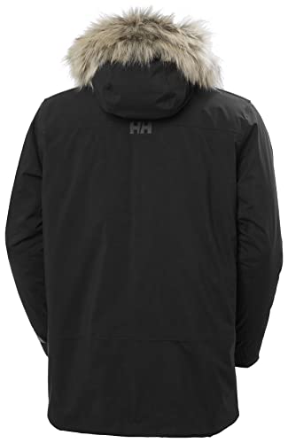 Helly Hansen Men's Reine Parka Jacket, Black, XL