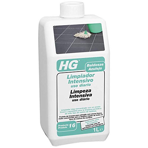 HG Limpiador Intensivo de Uso Diario Para Suelos, Baldosas de Porcelana, Azulejos o Piedra Natural – 1 L
