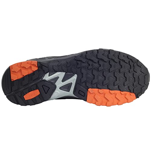 HI-TEC Zapatillas de Trekking Hombre RONCAL Low,Calzado Senderismo Hombre, Soft Shell Impermeable (Black/Orange, Numeric_43)