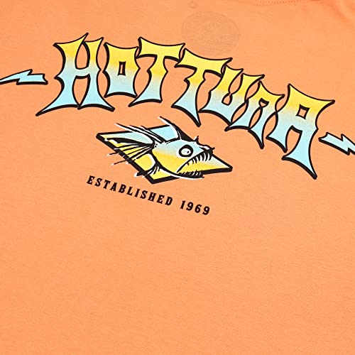 Hot Tuna 1969 Camiseta, Naranja (Apricot Apr), Large para Hombre