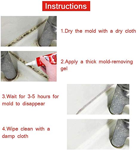 Household Mold Remover Gel, Mildew Gel Anti-mould Cleaner, Kitchen and Bathroom Japanese Formula