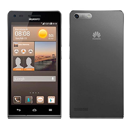 Huawei Ascend G6-Smartphone Libre Android (Pantalla 4.5", cámara 8 MP, 4 GB, 1.2 GHz, 1 GB RAM), Negro [Importado]