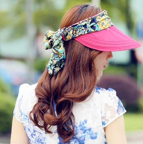 iHomey Roll Up Wide Brim Sun Visor UPF 50+ Protección UV Sun Hat con Protector de Cuello