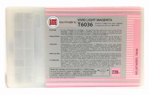 Ink Master - Cartucho remanufacturado EPSON T6036 Vivid Light Magenta T6036 para Epson Stylus Pro 7880 9880