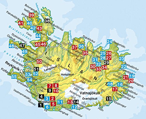 Islandia, 55 excursiones, guía excursionista. Rother.