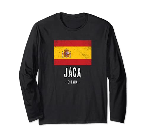 Jaca España | Souvenir - Ciudad - Bandera - Manga Larga