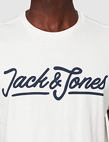 JACK&JONES ACCESSORIES Jacarlo-Camiseta, Weiß, M para Hombre