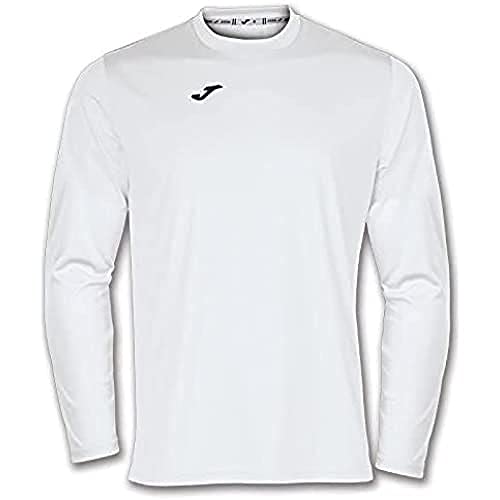 Joma 100092.200 - Camiseta de equipación de Manga Larga para Hombre, Color Blanco, Talla S