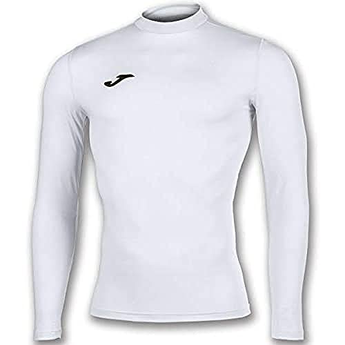 Joma Academy Camiseta Termica, Hombre, Blanco, S-M