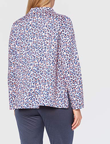 Joules Dream Camiseta de Pijama, Lilac Leopard, M para Mujer