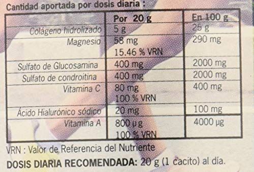 Just Podium Colagenium 600, Colágeno Hidrolizado + Magnesio + Ácido Hialurónico + Vitamina C + Vitamina a + 100% Natural, Sabor Limón, 600 g