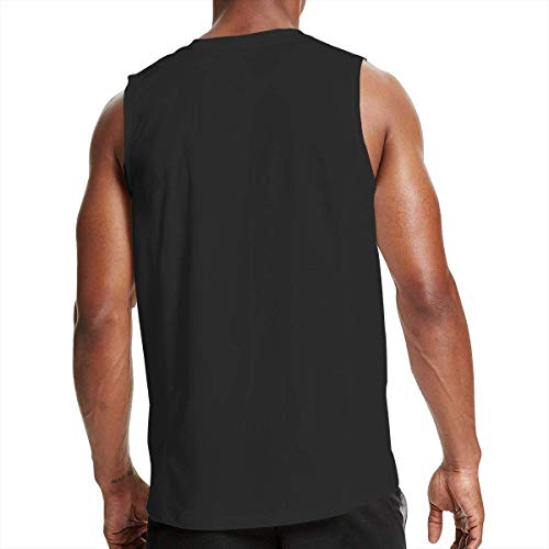 Kalinanai Rafael Nadal Logo Tennis Mens Summertime Sleeveless T-Shirt Cotton Short-Sleeve Tanks