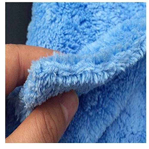 Kingsheep Paño de Microfibra para Limpiar sin rayar – Paño de Limpieza de aplicación Universal - Paño Reutilizable de 100 usos (6 pcs) (Azul)