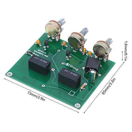 Kit Eliminador de QRM de Banda de HF, Comunicación Por Radio X-Phase Green PCB de 1-30 MHz, Piezas de Amplificador, con Control PTT Integrado, Ajuste de ángulo de Fase y Amplificación