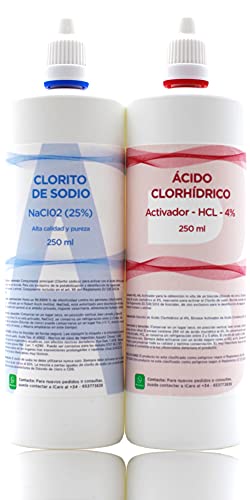 Kit para Fabricación de Dióxido de Cloro 250 ml I Envío Gratis