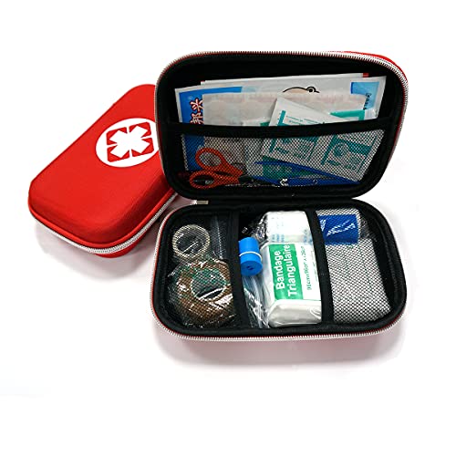 kit primeros auxilios-botiquin de primeros auxilios mini bolso médico portátil de viaje, bolsa de almacenamiento, bolsa de senderismo, accesorios para exteriores, bicicleta y viaje