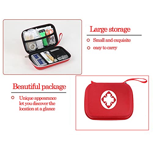Kit primeros auxilios-botiquin de primeros auxilios mini bolso médico portátil de viaje, bolsa de almacenamiento, bolsa de senderismo, accesorios para exteriores, bicicleta y viaje