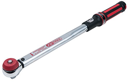 KS Tools 516.6042 Llave dinamométrica de precisión ERGOTORQUE® de 1/2 "40-200 Nm con cabeza de trinquete con perilla Quick-Lock
