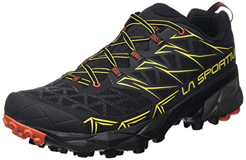 La Sportiva Akyra, Zapatillas de Trail Running Hombre, Negro (Negro 000), 42 EU