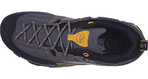 LA SPORTIVA Boulder X, Zapatillas de Mountain Running Unisex Adulto, Multicolor Grey Yellow 000, 42 EU