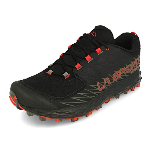 LA SPORTIVA Lycan GTX, Zapatillas de Trail Running Hombre, Black/Poppy, 44.5 EU
