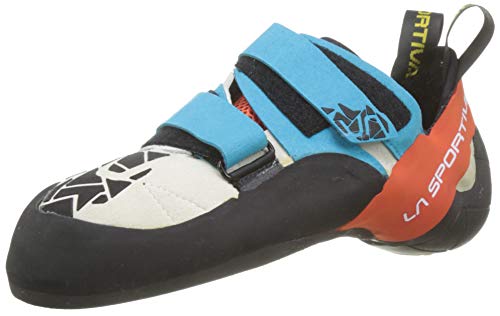 La Sportiva Otaki, Zapatos de Escalada Hombre, Multicolor (Blue/Flame 000), 40.5 EU