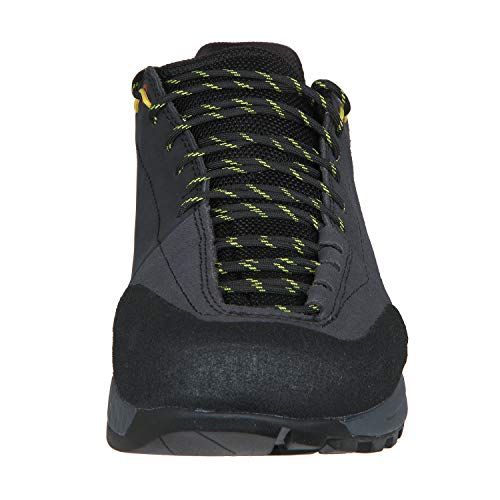 LA SPORTIVA TX Guide Leather, Zapatillas de Senderismo Hombre, Carbon/Yellow, 41 EU