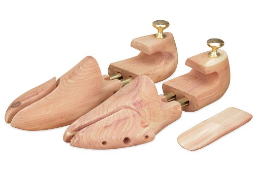 Langer & Messmer, 2 pares de hormas para zapatos de madera de cedro, tamaño 44/45, el original
