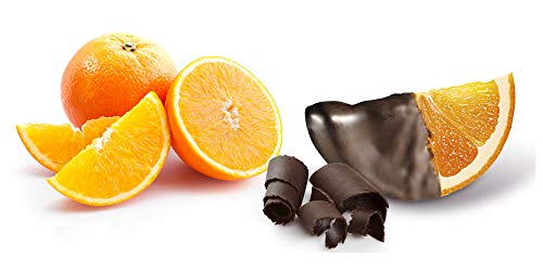 LAPASION - Gajos de naranja confitada con chocolate bolsa 1Kg (leticias).
