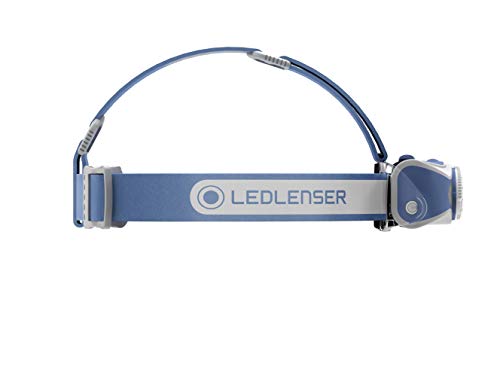 Ledlenser Mh7-Linterna deportes al aire libre, color azul Linterna frontal, EU