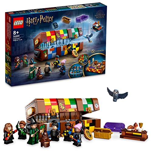 LEGO 76399 Harry Potter Baúl Mágico de Hogwarts, Set de Accesorios, Regalo Personalizable con Mini Figuras de la Película