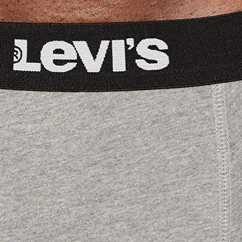 Levi's Back In Session Men's Boxer Briefs Multipack (3 Pack), gris, XL para Hombre