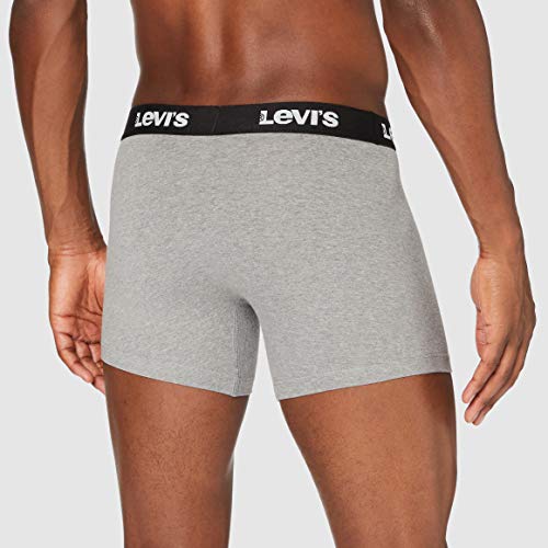 Levi's Back In Session Men's Boxer Briefs Multipack (3 Pack), gris, XL para Hombre