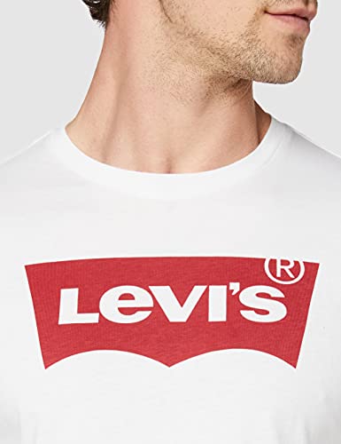 Levi's Graphic tee B Camiseta, Hm LS Better White, M para Hombre