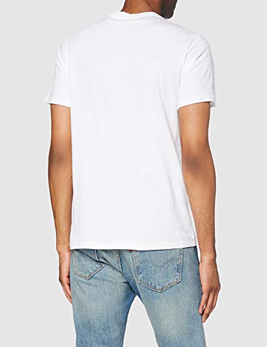 Levi's Housemark Graphic tee Camiseta, White (Ssnl Hm Fish Fill White), S para Hombre