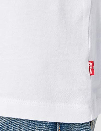 Levi's Housemark Graphic tee Camiseta, White (Ssnl Hm Fish Fill White), S para Hombre