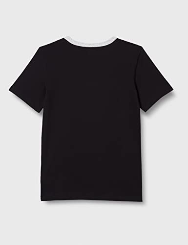 Levi's kids Lvb Ringer Graphic tee Shirt Camiseta, Negro, 5 Años para Niños